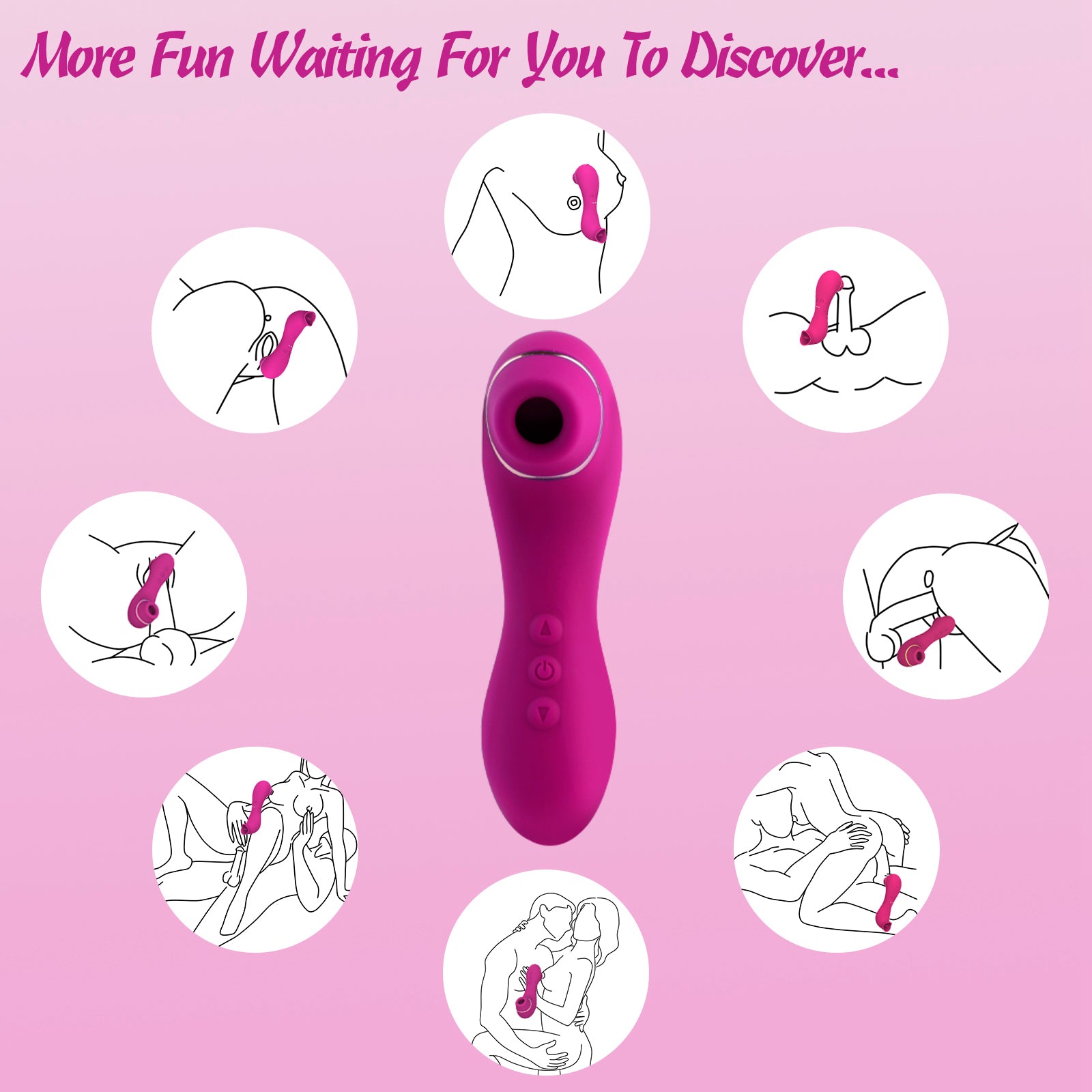 Clitoral Sucking & Licking 2 in 1 G Spot Vibrator for Double Stimulati –  Trading